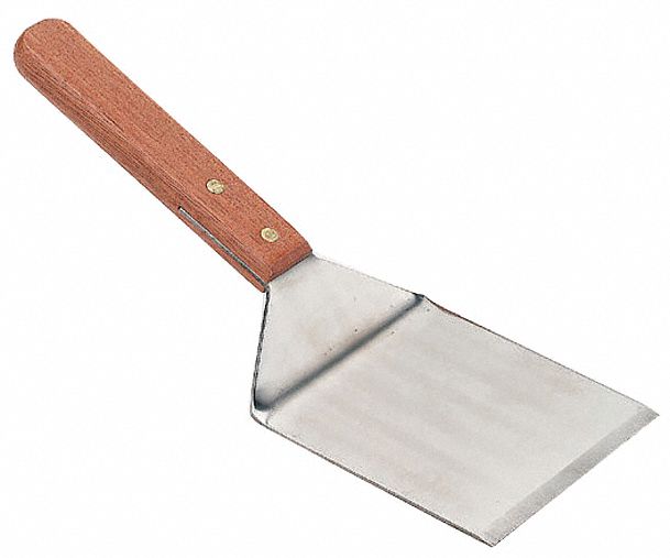 Turner: Stainless Steel, 4 in Blade Lg, 3 in Blade Wd, 11 in Overall Lg, Straight Edge