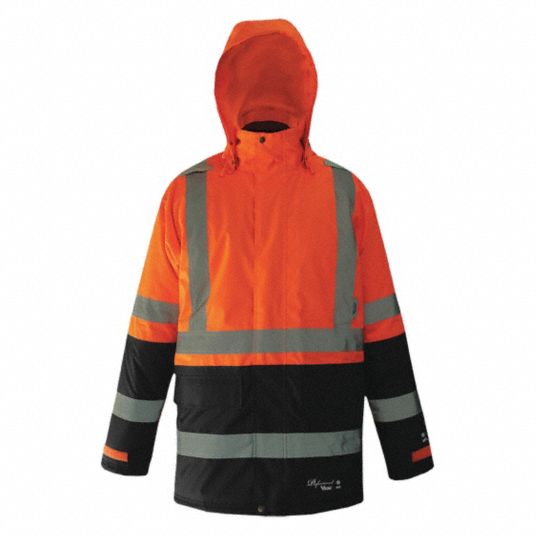 Helly Hansen Storm Rain Jacket - Orange/Black - L