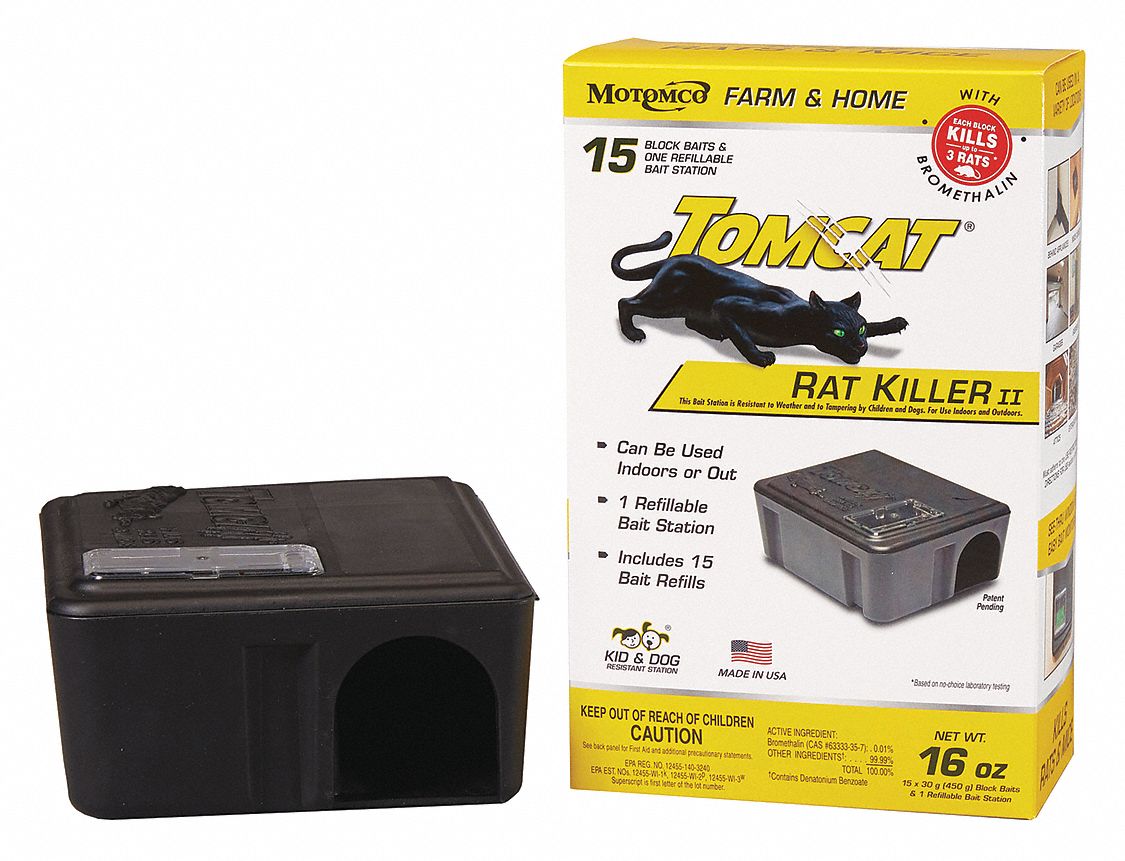 TOMCAT, Box Trap, Box, Rodent Station - 45GP71|22814 - Grainger