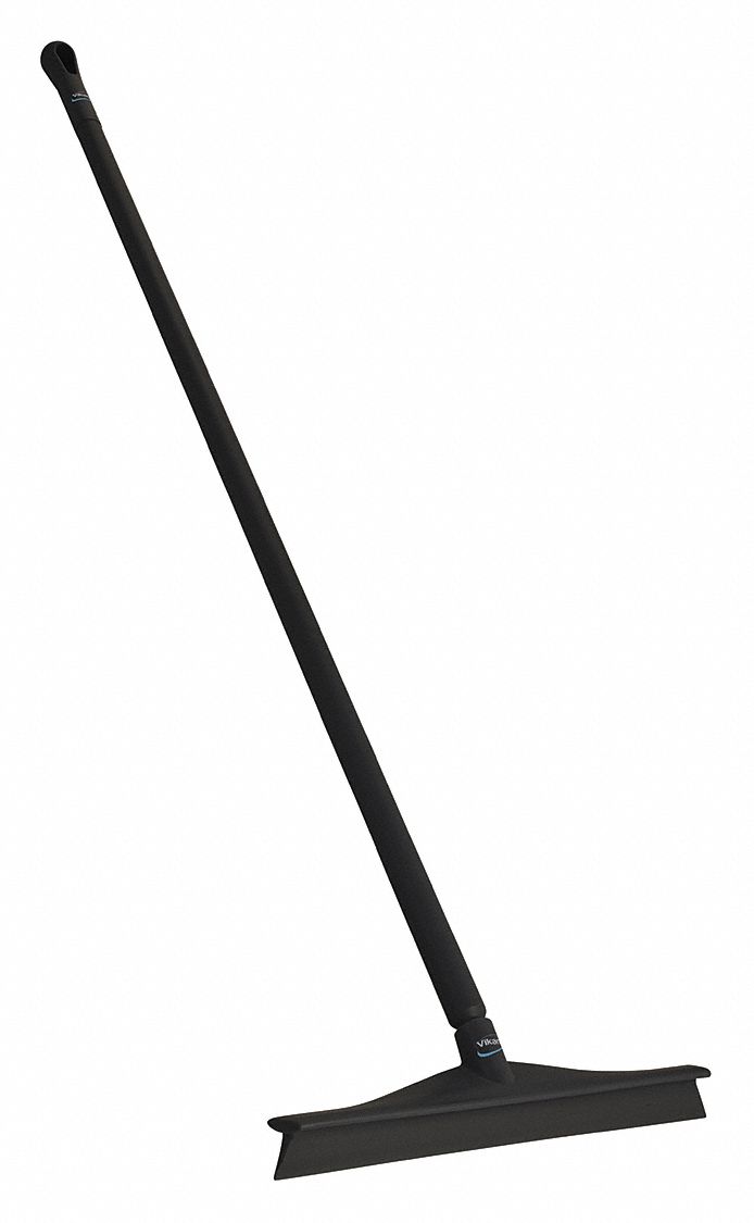 Carlisle 36633000 30 Floor Squeegee Head - Double-Foam Rubber Blade,  Metal, Black