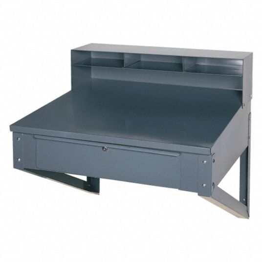 Wall mount shop deals desk