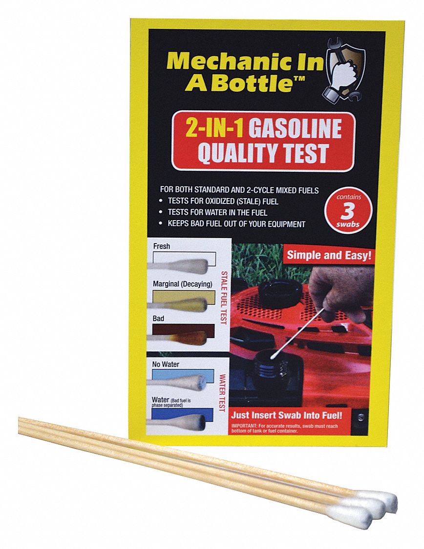 B3C FUEL SOLUTIONS Gas Test Swabs, pkg. qty. 3 45GU46790312 Grainger