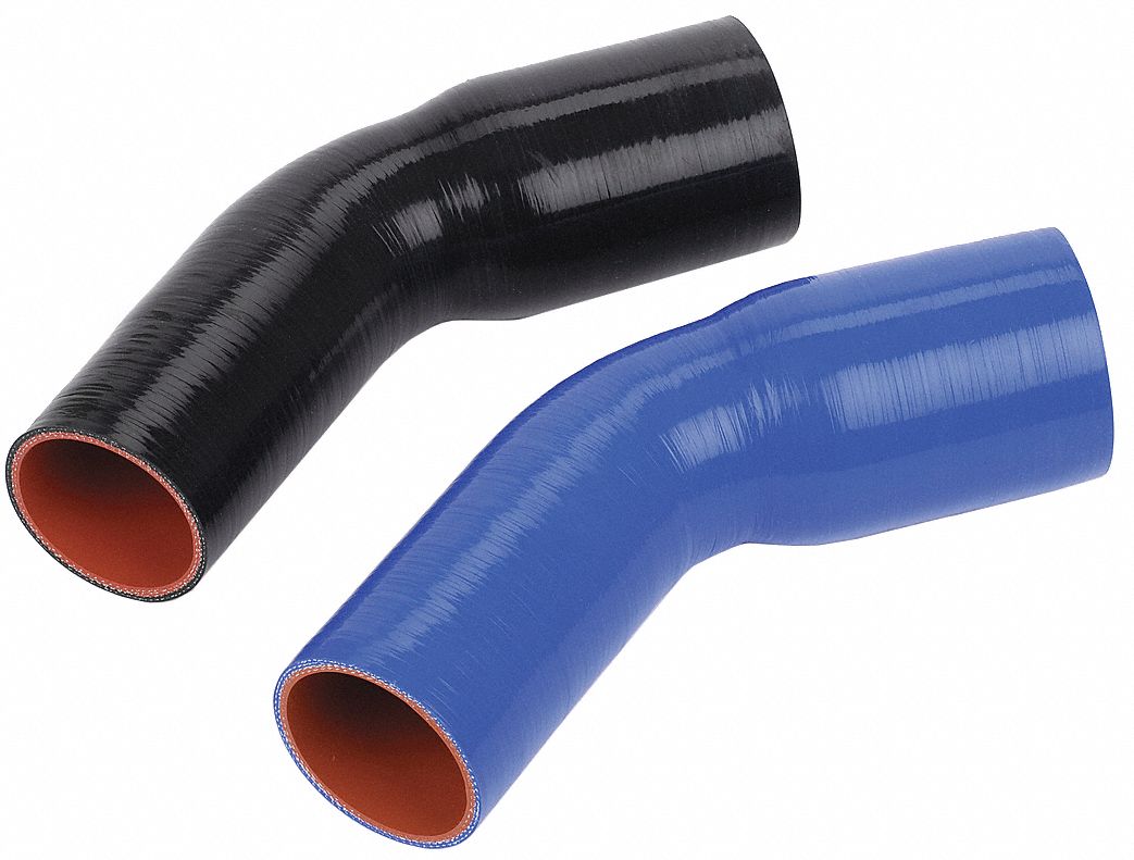 Flextech Elbow Reducer Hose Tube Material Silicone Hose Cover Material Silicone 3 In To 3 1 2 In 45gw97 R45 300 350 Grainger