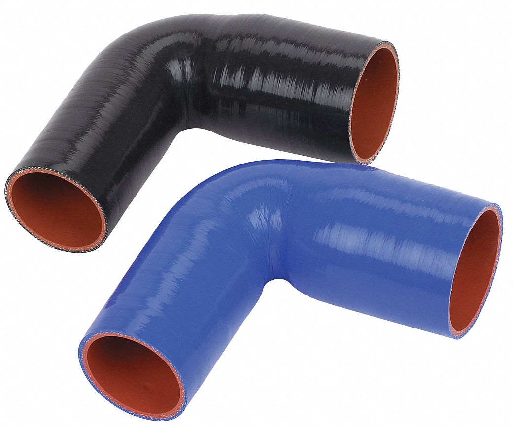 Flextech Elbow Reducer Hose Tube Material Silicone Hose Cover Material Silicone 2 1 2 To 2 3 4 12 45gx03 R90 250 275 Grainger