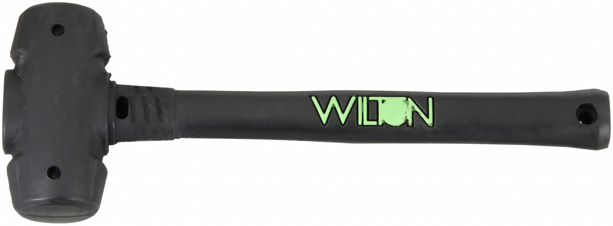 Dead Blow Hammer: Steel Handle, 2 lb Head Wt, 1 3/4 in Hammer Face Dia, 14 in Overall Lg