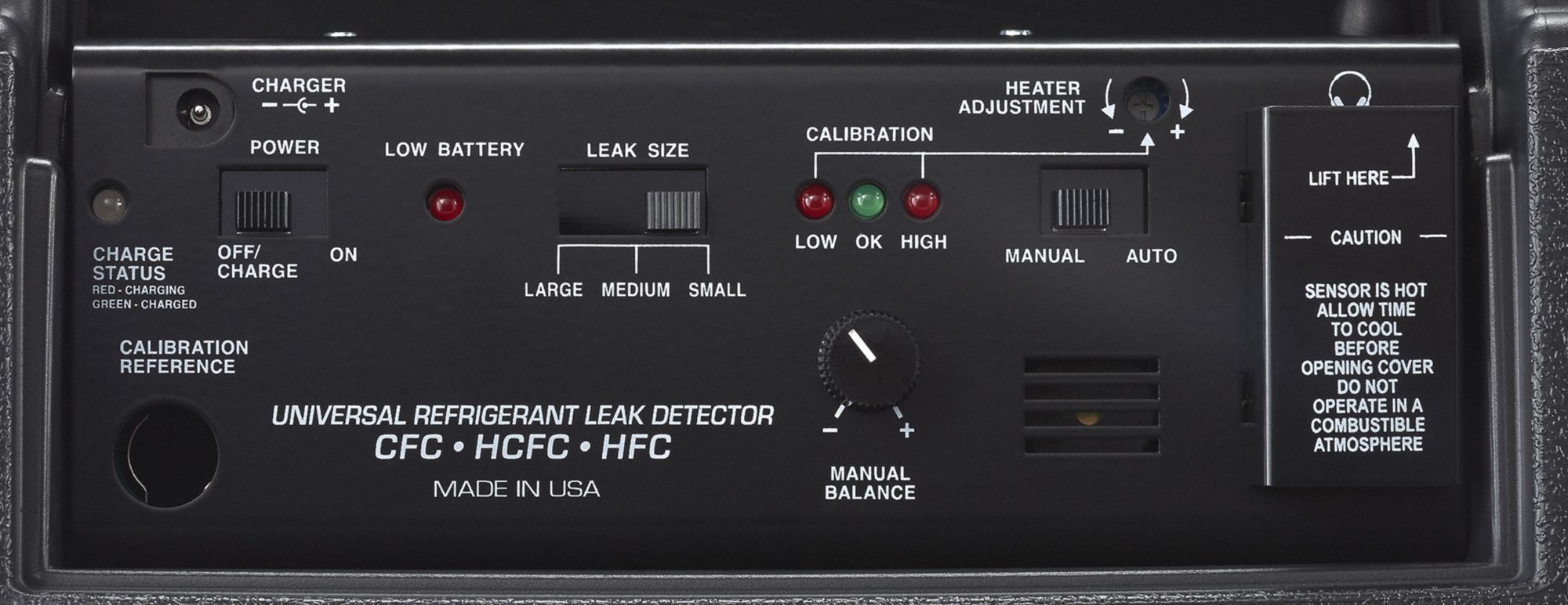 JOHNSON CONTROLS Leak Detector, 0.1 oz/yr Sensitivity per Year 45GX87