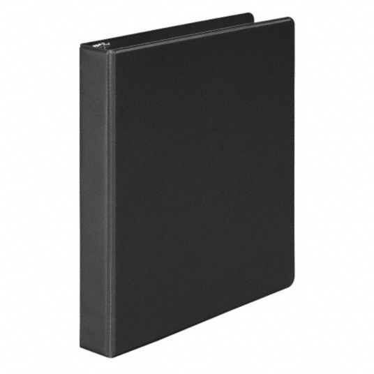 UNIVERSAL ONE 3-Ring Binder: 1 in Ring Size - Binders, Round, 175 Sheet ...