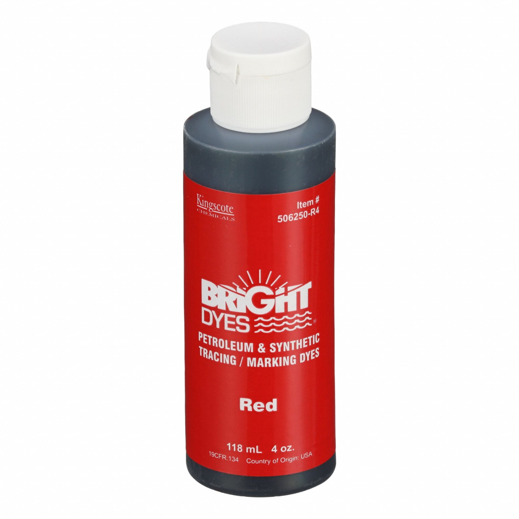 Water Tracer Dye: Red, 200 cps Viscosity, 100 to 200 gal per oz of Dye, Immediate, Liquid