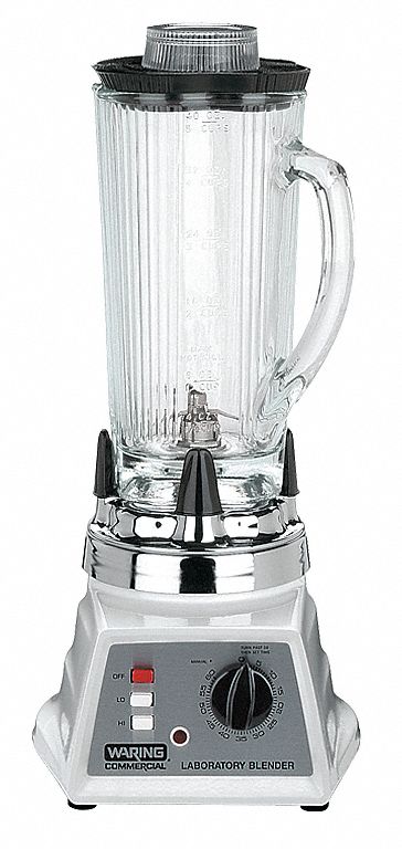 Lab Blender: Benchtop, 21, 500 RPM to 24, 500 RPM, 0.7 hp Horsepower, Std Plug, 1 L