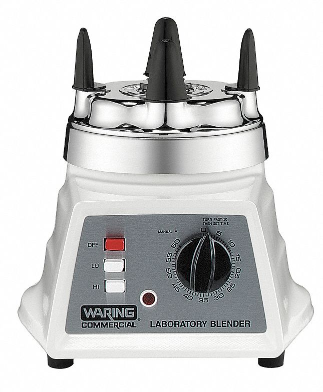 Lab Blender Base: Benchtop, 0.4 hp Horsepower, Blender Base, 8 in Overall Ht
