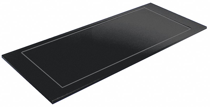 Dished Work Surface: 30 in Overall Wd, 8 ft Overall Lg, 1 1/4 in Thick