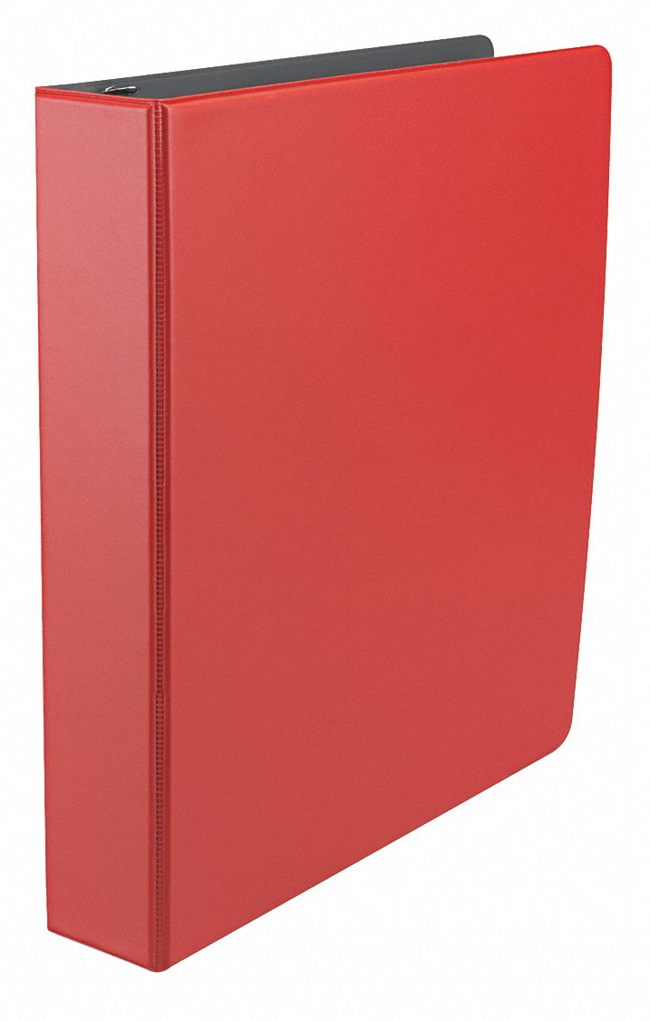 1 1/2 in Ring Size Binders, Round, 3Ring Binder 45HA38UNV33403