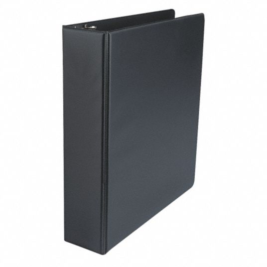 UNIVERSAL ONE 3-Ring Binder: 2 in Ring Size - Binders, Round, 375 Sheet ...