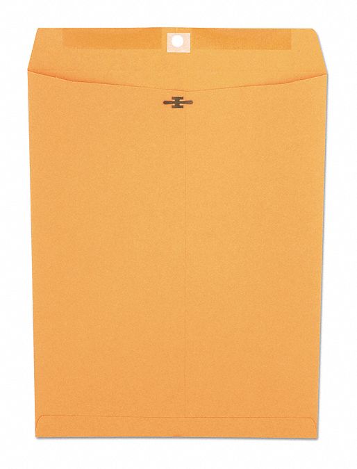 Catalog Envelopes: #97 Envelope Size, Kraft, Top, Brown, 100 PK