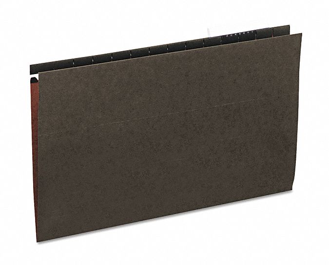 UNIVERSAL ONE File Folders, 1/3 Tab, Standard Green, PK25 45HD05