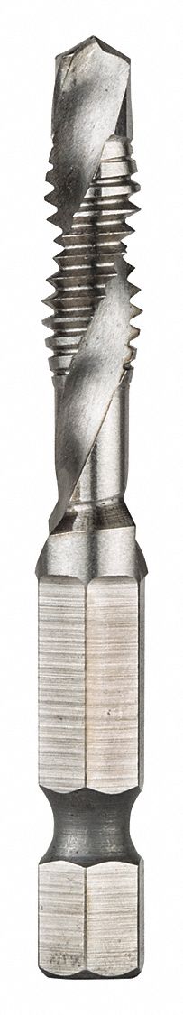 Dewalt Combination Drill And Tap Thread Size 1 4 Unc High Speed Steel Bright Uncoated 45he99 Dwadt14 Grainger