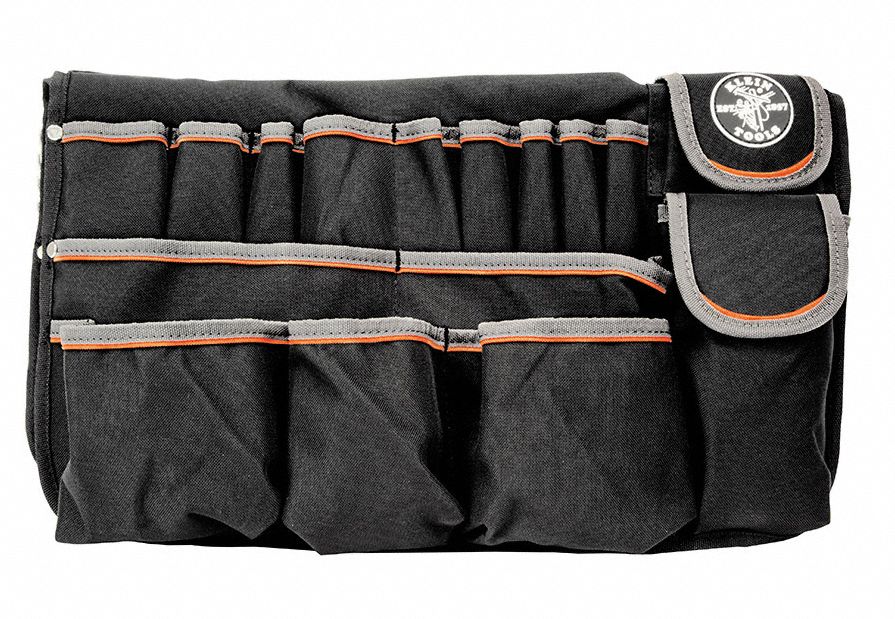 KLEIN TOOLS Bucket Tool Organizer Black, 45 Pockets, 19 in Overall Dia