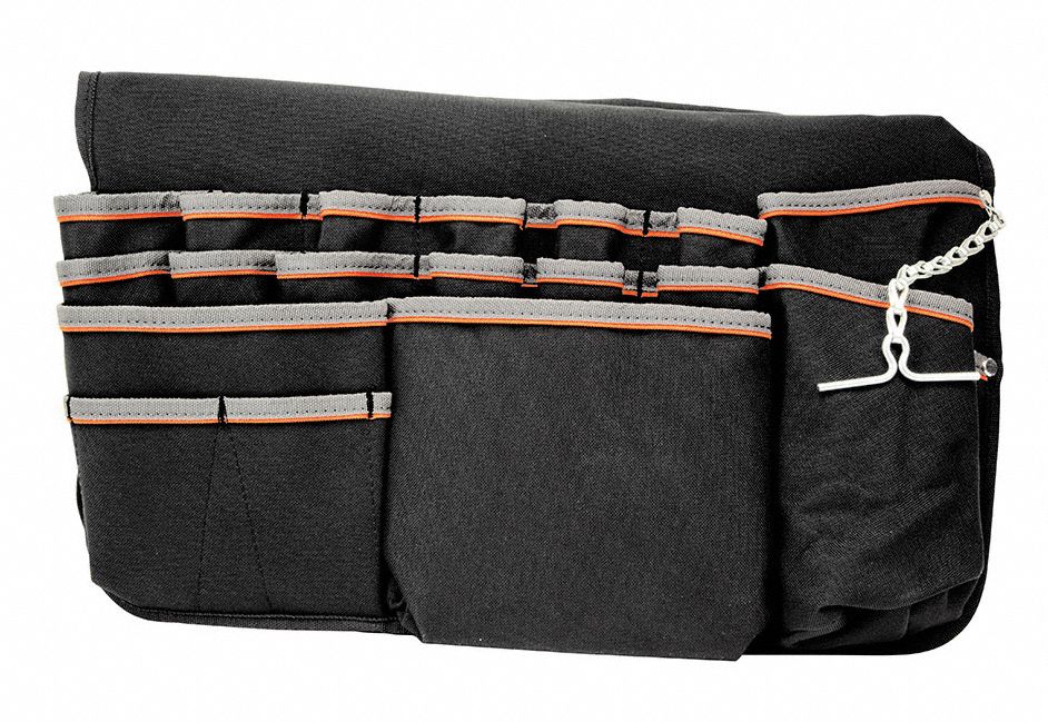 KLEIN TOOLS Bucket Tool Organizer Black, 45 Pockets, 19 in Overall Dia