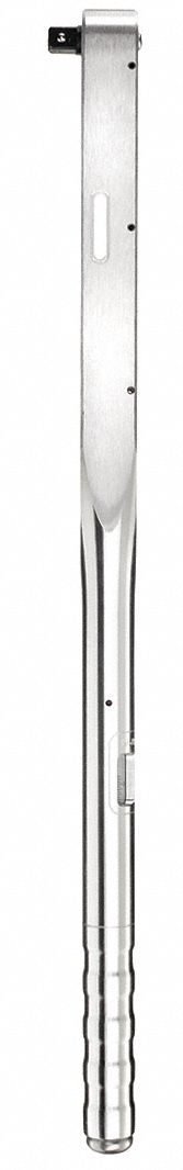 Micrometer Torque Wrench: Foot-Pound/Newton-Meter, 1/2 in Drive Size, 60 N-m to 300 N-m