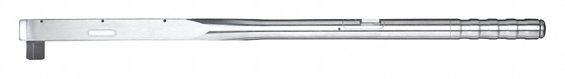Micrometer Torque Wrench: Foot-Pound/Newton-Meter, 3/4 in Drive Size, 80 N-m to 360 N-m, Std