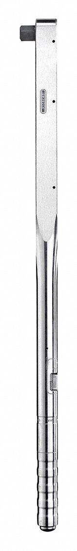 Micrometer Torque Wrench: Foot-Pound/Newton-Meter, 3/4 in Drive Size, 155 N-m to 760 N-m