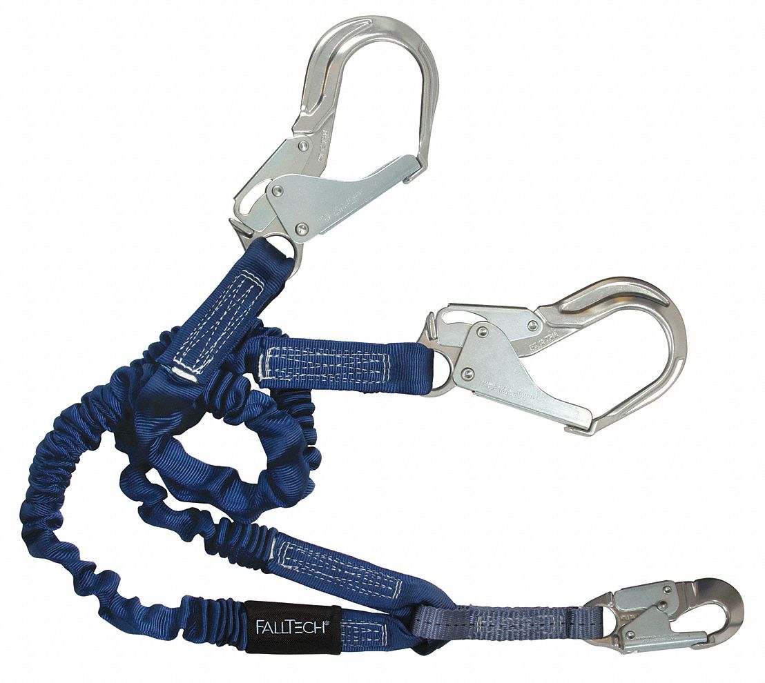 FALLTECH ShockAbsorbing Lanyard 45J067G8240Y3A Grainger