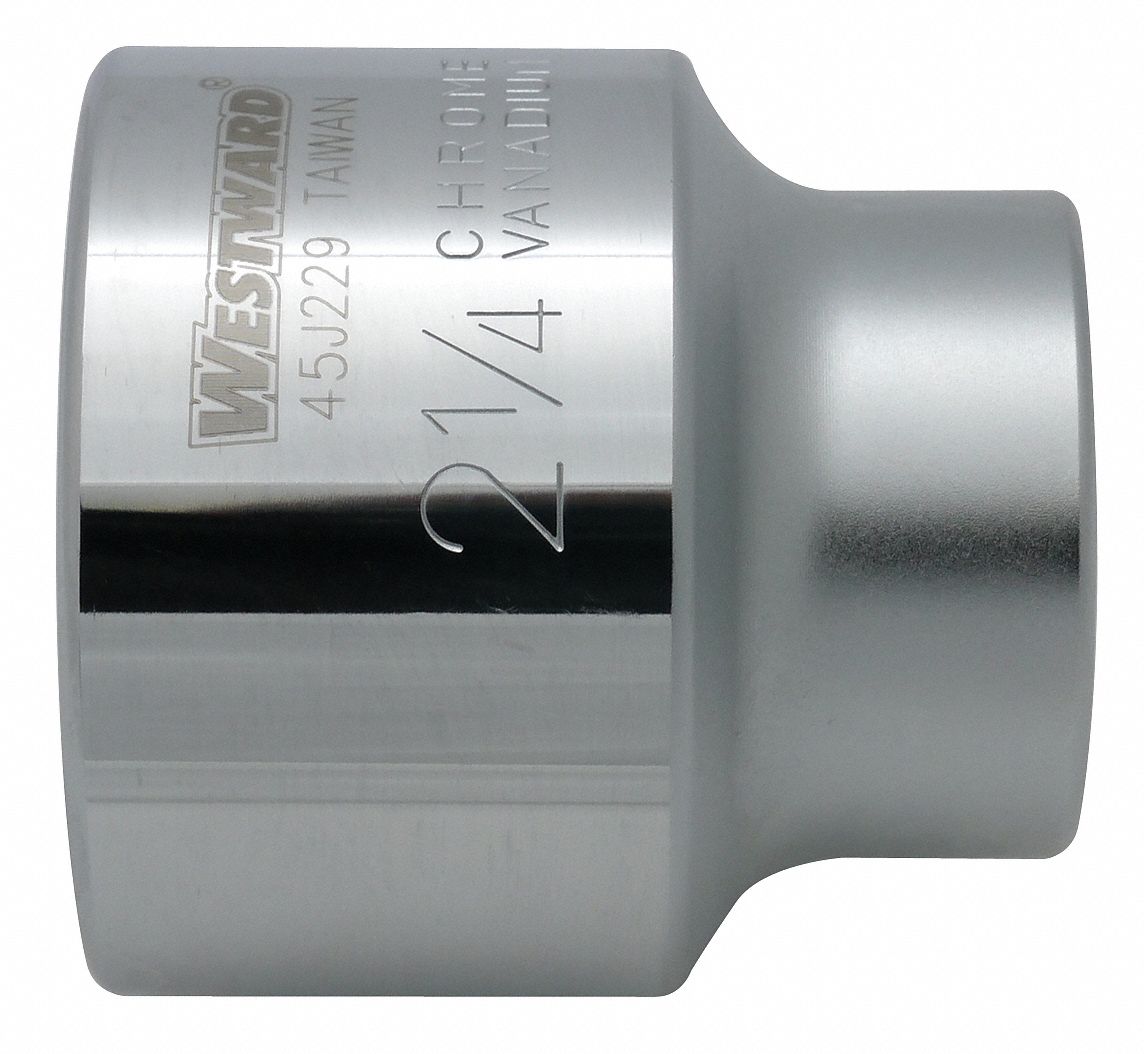 Socket Stl 12P41mm Chrome 1in