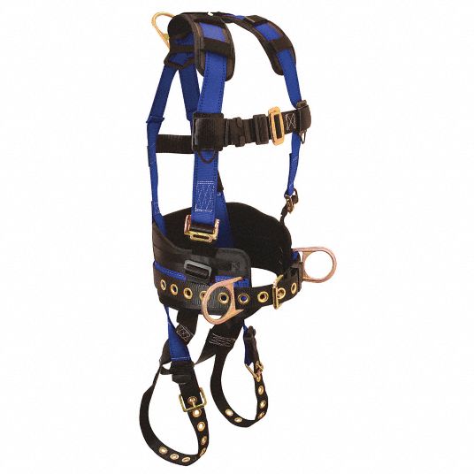 CONDOR, Full Body Harnesses/Shock Absorbing Lanyards, 18 in, D-Ring  Extender - 45J294