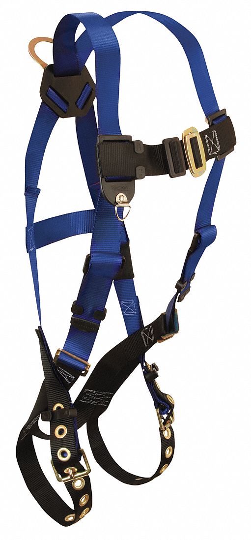 Full Body Harness: Vest Harness, Mating / Tongue, Mating, XL/2XL, 425 lb Wt Capacity, Steel