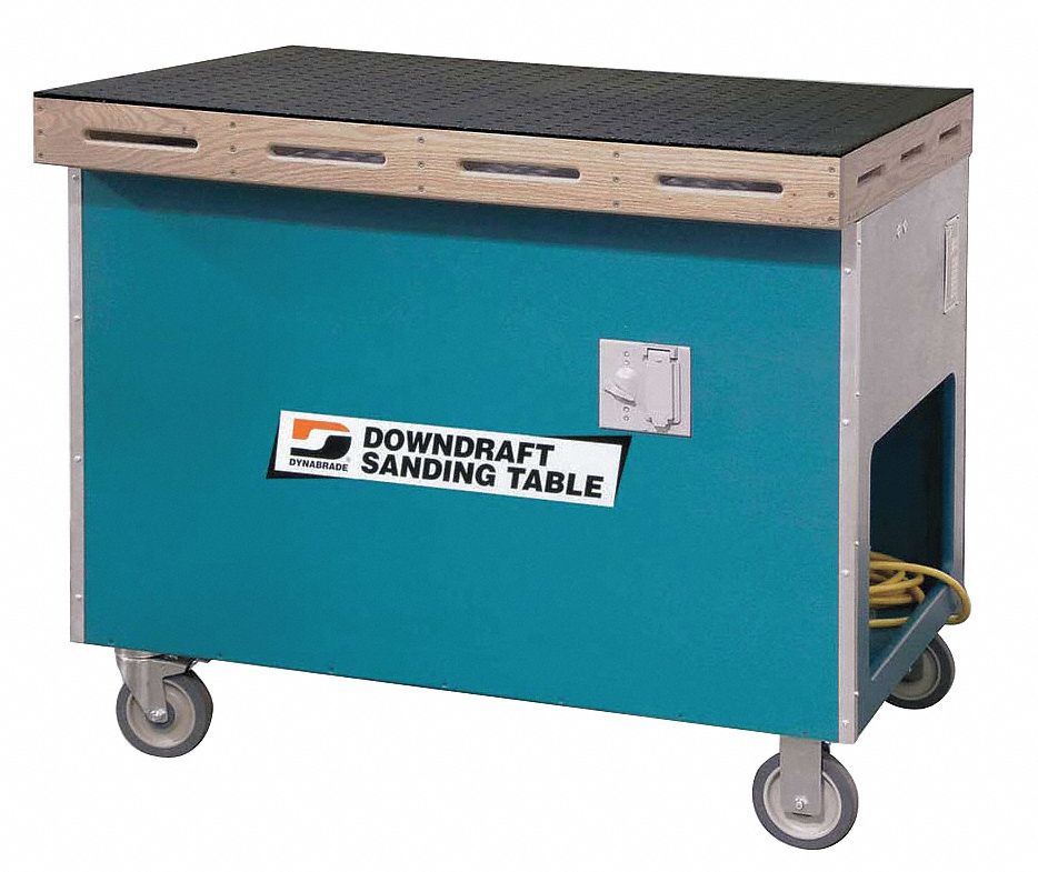 DYNABRADE, 1 Horsepower, 230 V, Downdraft Table 45J41264205 Grainger