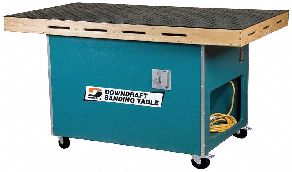 DYNABRADE, 1 Horsepower, 115 V, Downdraft Table 45J41964699 Grainger