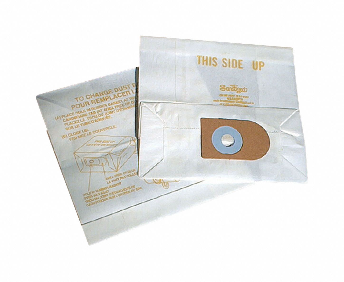 Vacuum Bag: Dynabrade, 61301/61303/61305/61307/61309, Dry, Paper, 1-Ply, Std, 80076