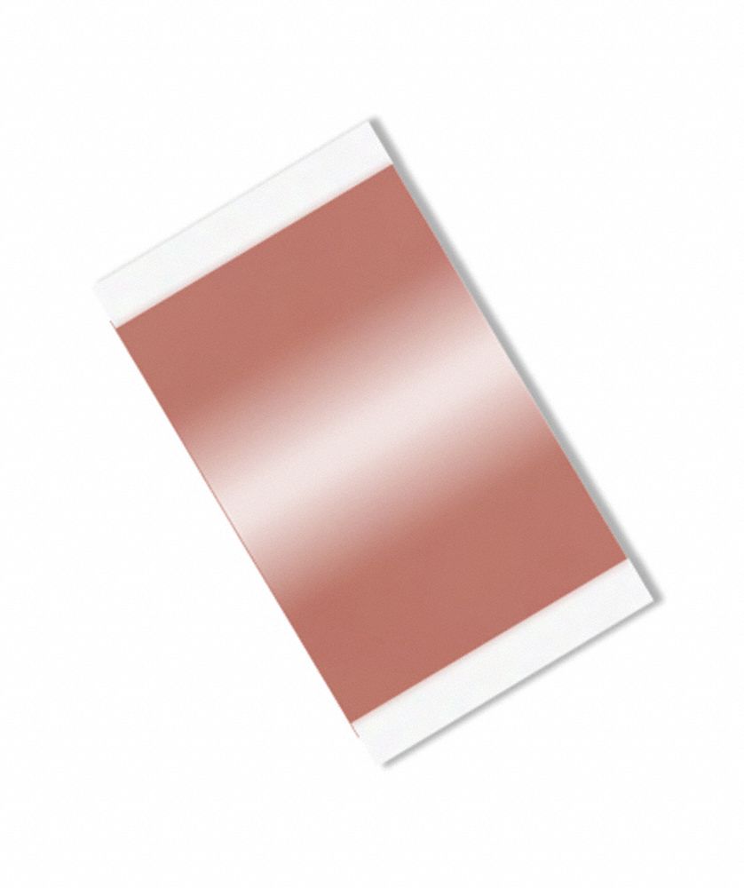 Conductive Electrical Tape: Strip, 1/2 in x 2 in, 3.5 mil Thick, 600 V Volt Rating, Copper Foil