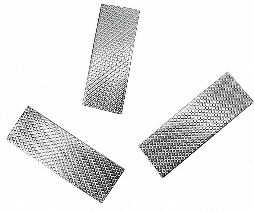 Conductive Electrical Tape: Strip, 1/2 in x 4 in, 4 mil Thick, 600 V Volt Rating, Silver, Acrylic