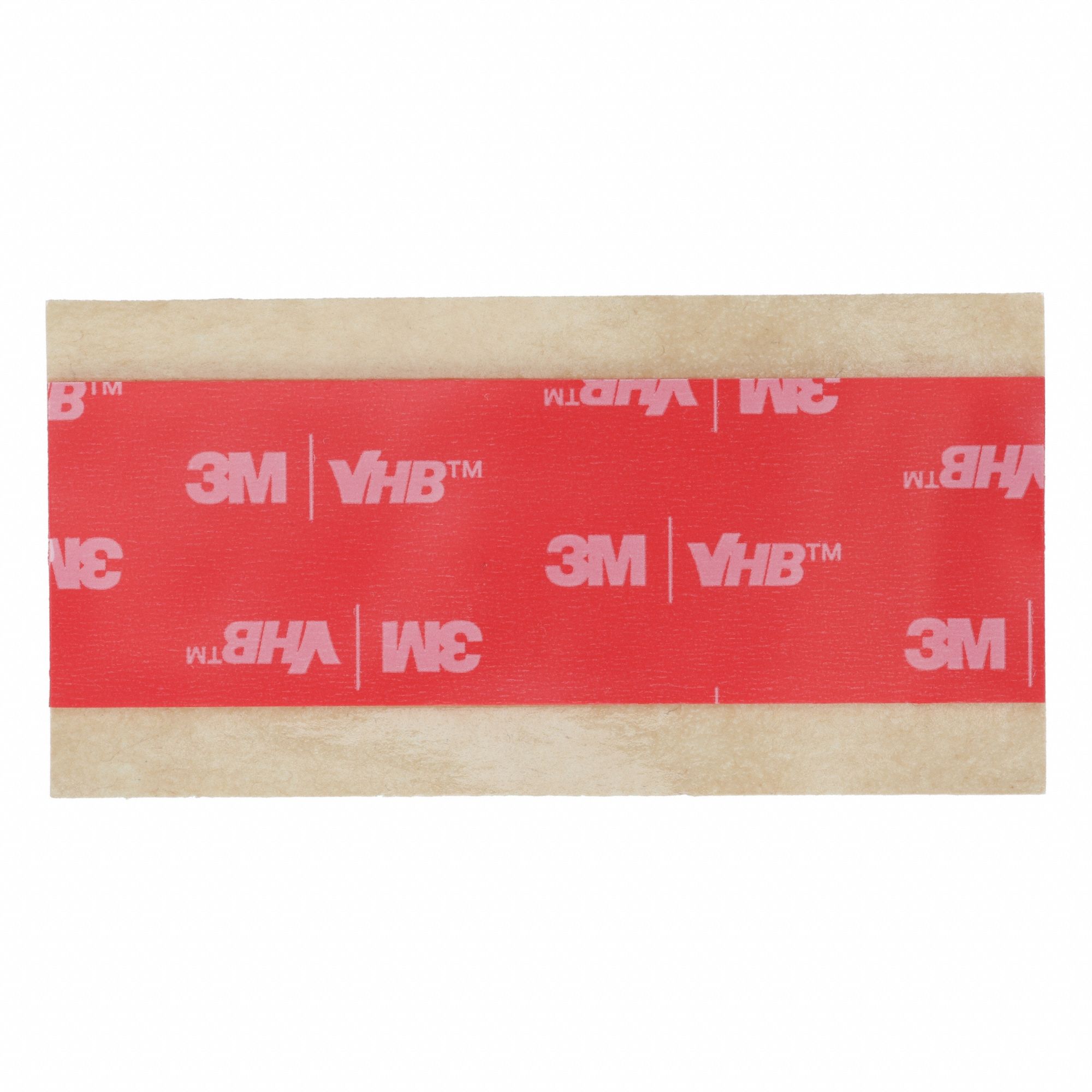 Foam Tape: Firm, Strip, 1 in x 3 in, 40 mil Thick, Transparent, Acrylic, Closed, 5 PK