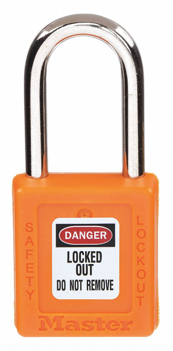 MASTER LOCK, Keyed Alike, Thermoplastic, Lockout Padlock - 45JC76 ...
