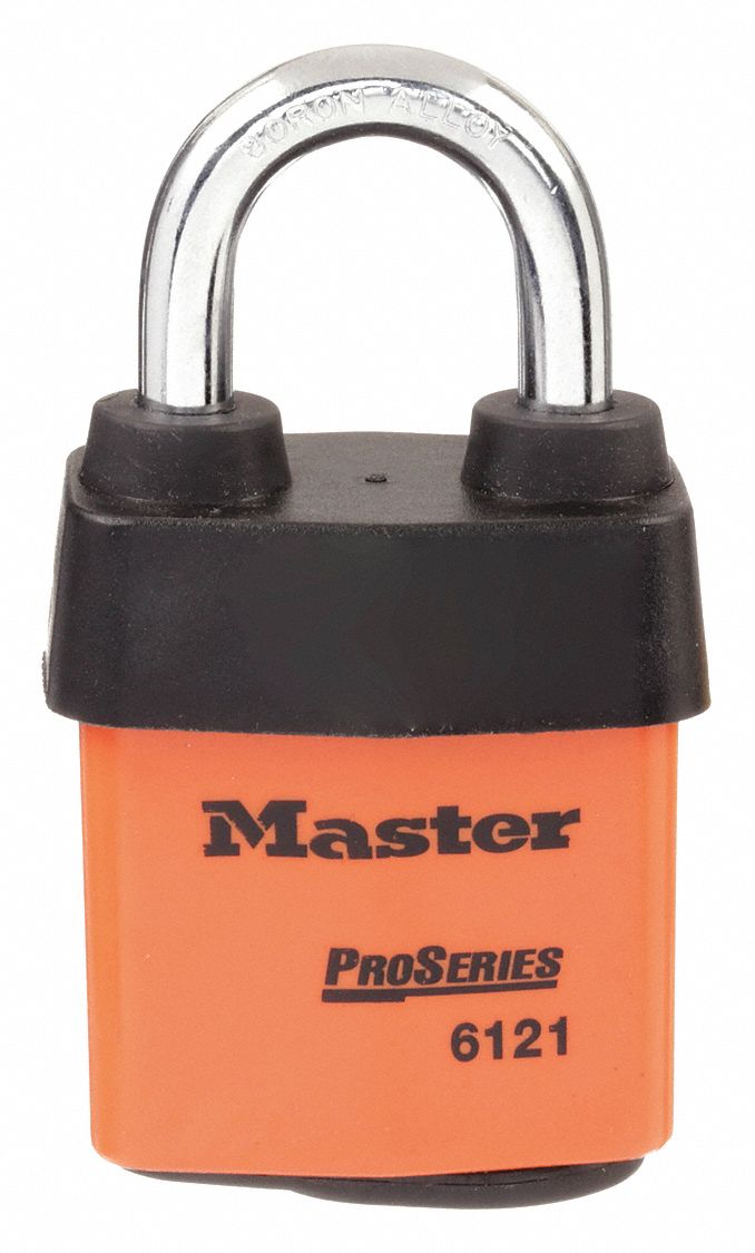 MASTER LOCK, Keyed Alike, Steel, Lockout Padlock 45JC906121KAORJ