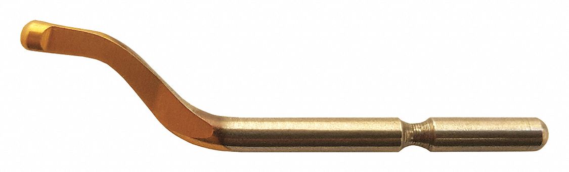 Deburring Replacement Blade: E100P, TiN-Coated High-Speed Steel