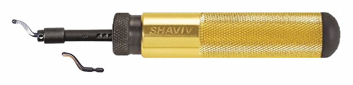 Deburring Tool Set: B10/B20 Blade, Classic Aluminum Handle