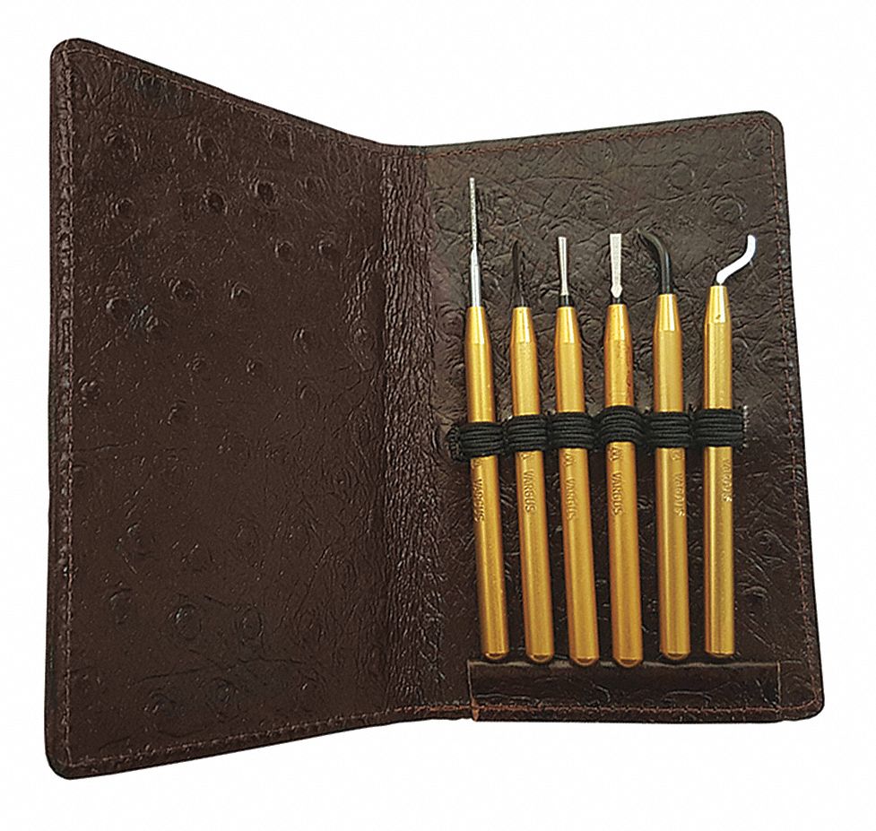 SHAVIV Deburring Tool Set, Steel 45JD7515429079 Grainger