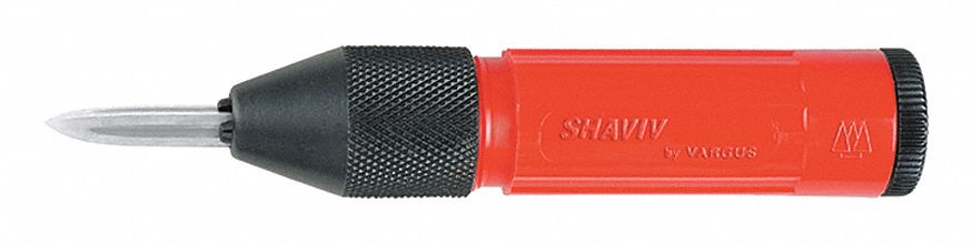 Deburring Tool: C50 Blade, HandyChuck Pin Vise Handle, Red