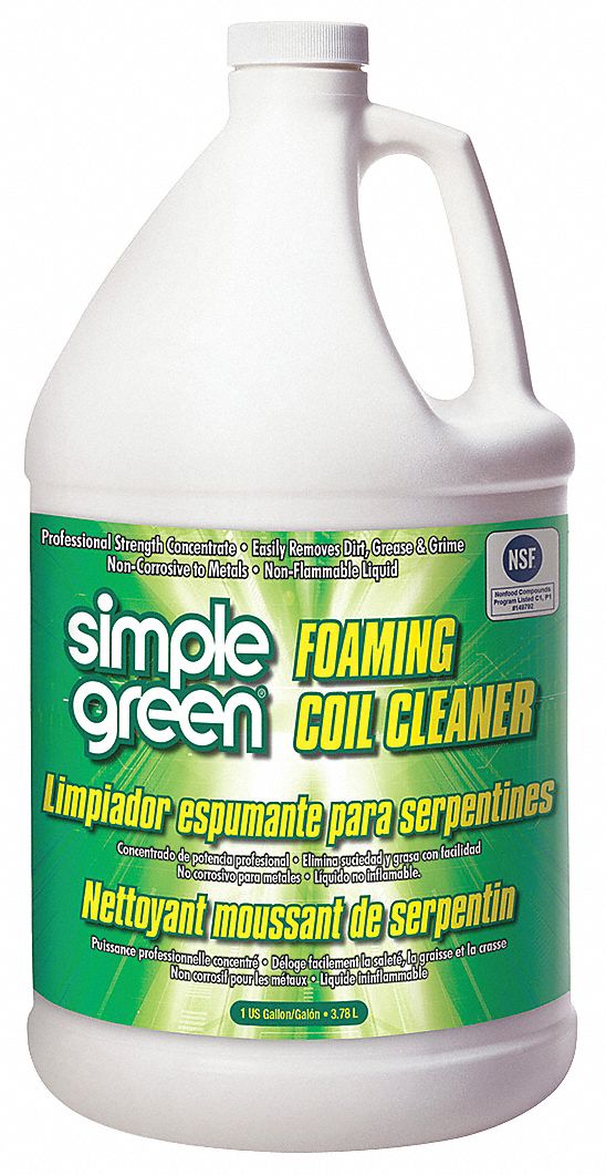 Coil Cleaner (Gallon), Made in USA, AC Coil Cleaner That Is Non-Foaming  Formula