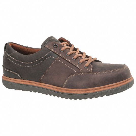 FLORSHEIM Oxford Shoe, 13, EEE, Men's, Brown, Steel Toe Type, 1 PR ...