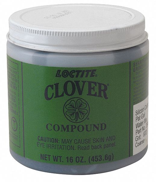 Silicon Carbide Gel Water Mix: Water-Soluble, 600 Grit, Grade 4A, 1 lb