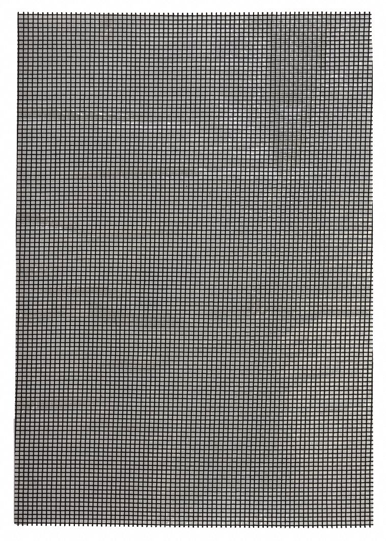 Door and Window Screen: 18 x 16 Mesh Size, 0.013 in Wire Dia., 5 in Wd, 0.5 ft Lg, 2 PK