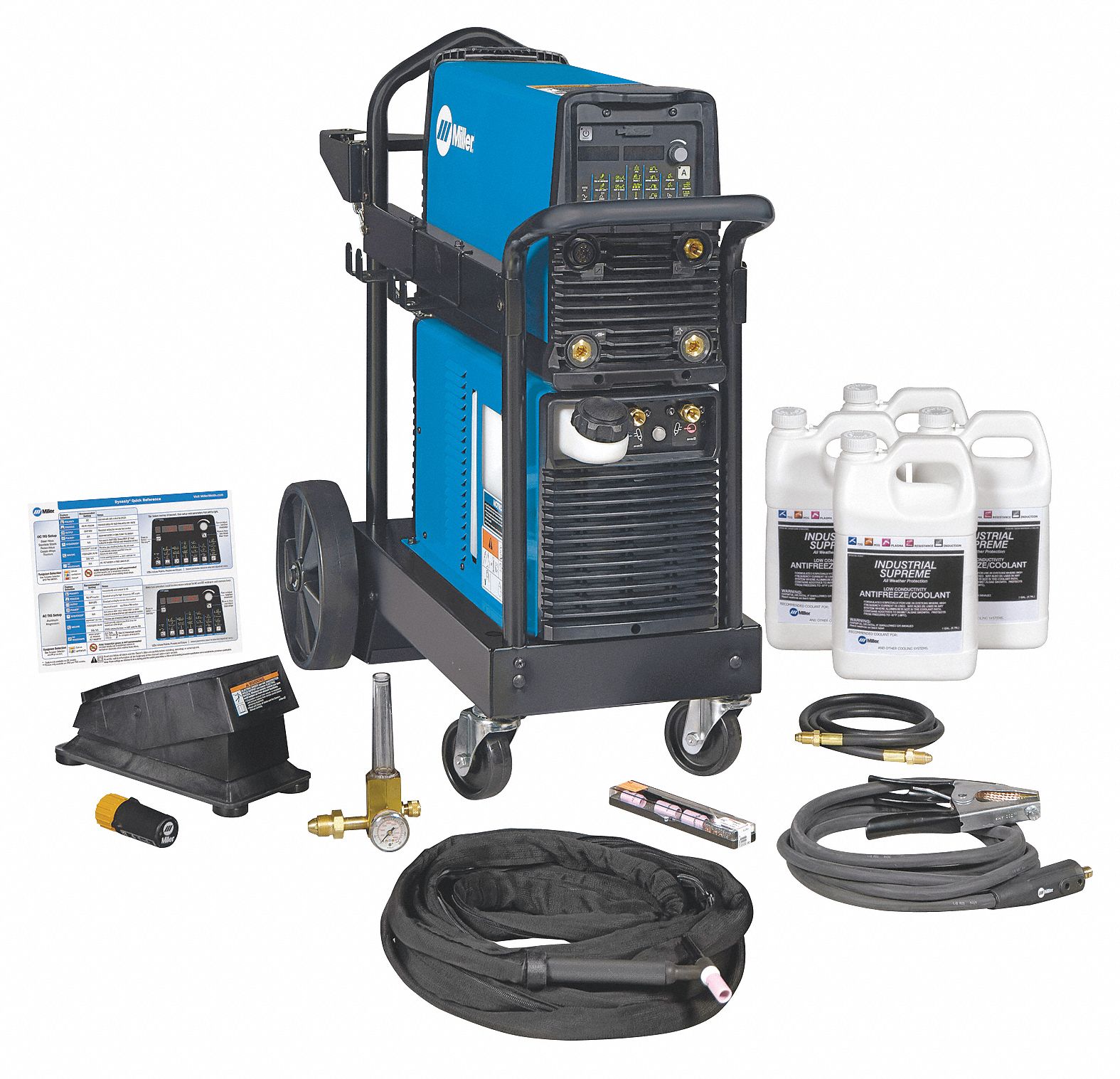 MILLER ELECTRIC Tig Welder, Dynasty 210 Series, Welder Max. Output Amps