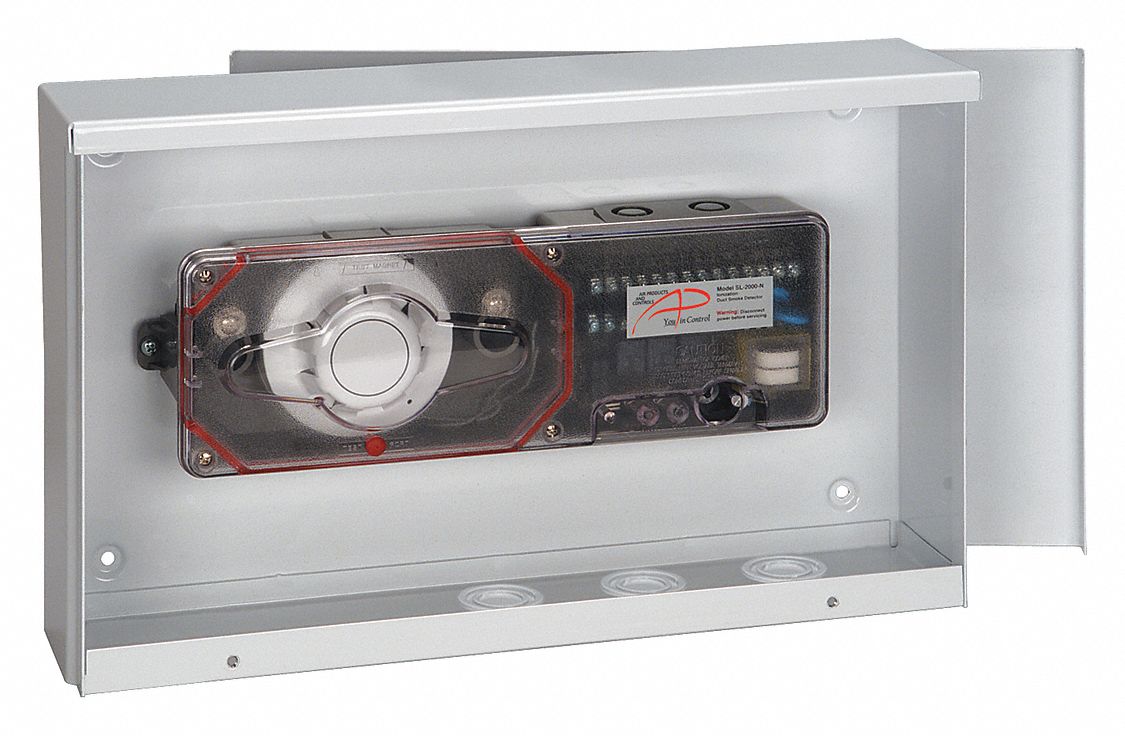 Enclosure: White, Duct, 4 3/8 in Overall Dp, 11 in Overall Ht