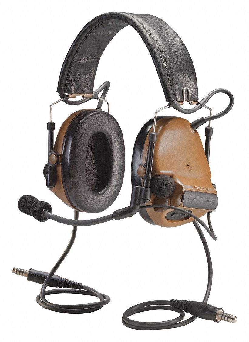 3M Two Ear Over The Head Dual Communication Headset, 18 DB Noise ...