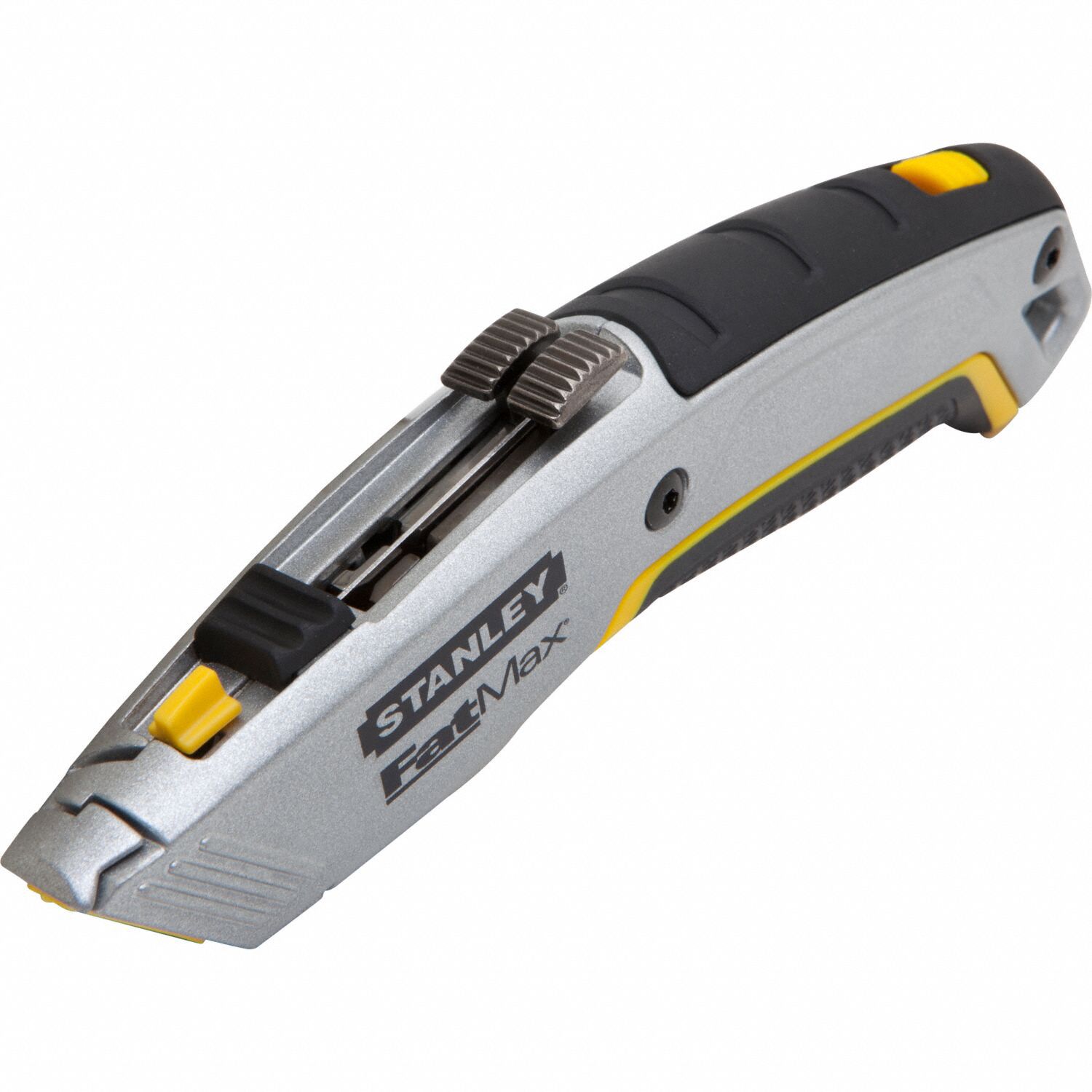 STANLEY Twin Blade Utility Knife 7 in Overall Lg, Steel Hook Tip