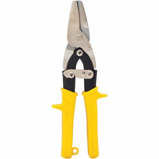 STANLEY, Left/Right/Straight, 9 in Overall Lg, All Purpose Snip ...